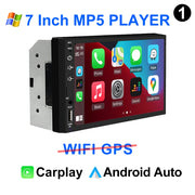 2-DIN Android 14 CarPlay Car Stereo with GPS and Touchscreen