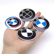 Aluminum Wheel Center-Cap Emblem Sticker Set for BMW X5