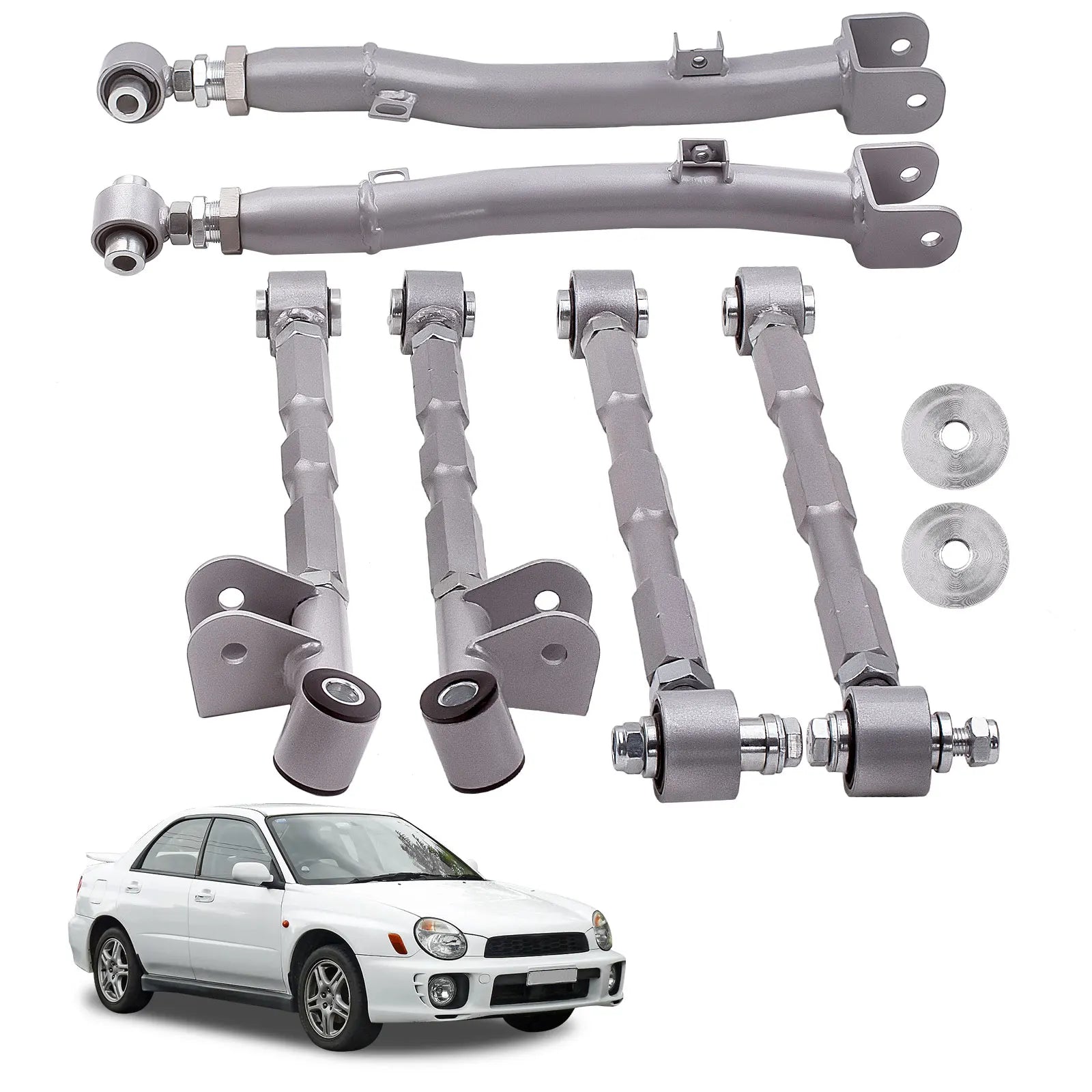 Rear Adjustable Lateral Link Kit for Subaru Impreza WRX/STI GDA/GDB 2002-2007