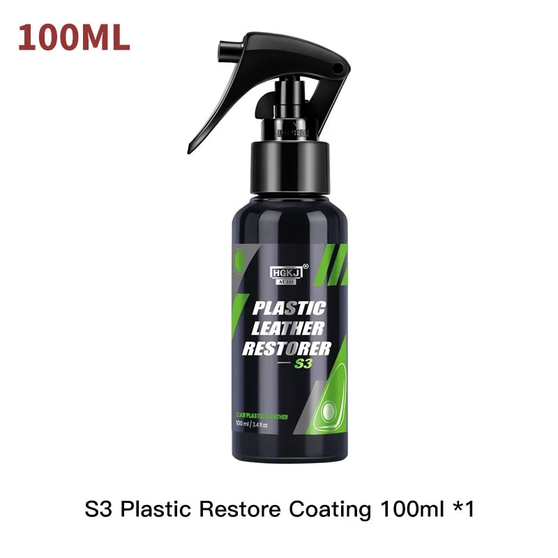 Automotive Plastic and Leather Restorer Spray