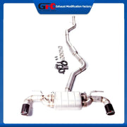304 Stainless Steel Valved Cat-Back Exhaust System for BMW 125i 1 Series 2010-2017