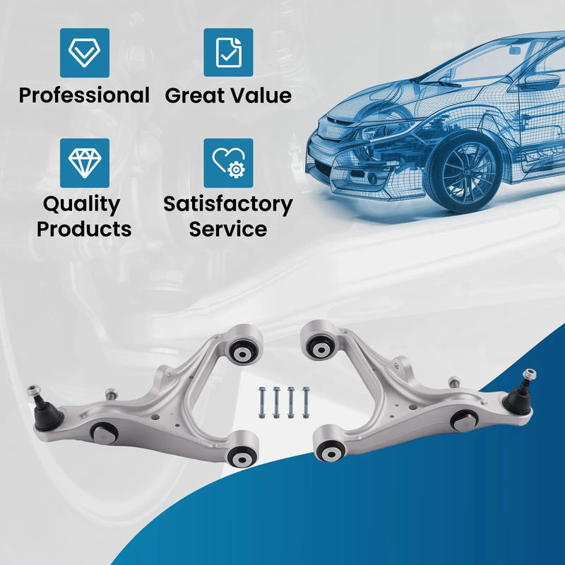 Front Lower Control Arms with Ball Joints for 2005–2011 Cadillac STS AWD