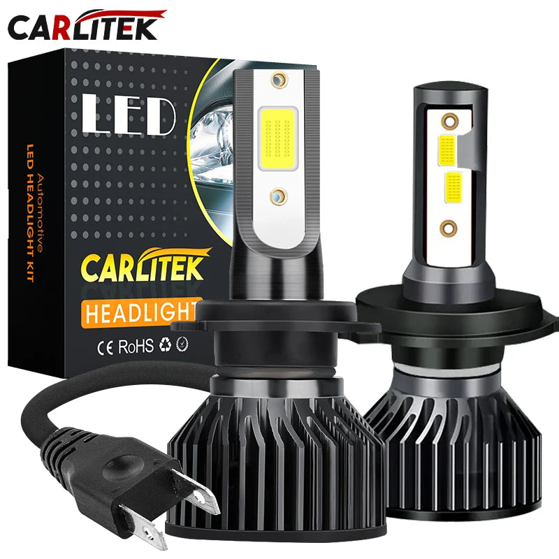 H1/H3/H4/H7/H11/9005 LED Headlight Bulb – 6000K, High/Low Beam