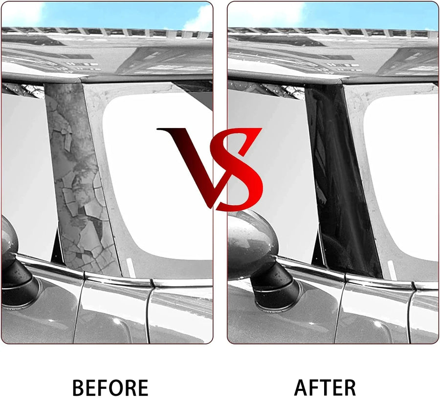 51137272584 Front Left& Right Side Windshield Post Trim A Pillar Molding Cover for Mini Cooper R55 R56