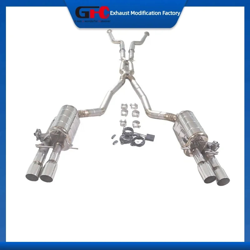 Titanium Alloy Valved Cat-Back Exhaust System for BMW M5 2005-2010
