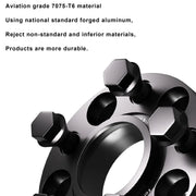 M12X1.5 Wheel Spacers for BMW 5 Series PCD 5x120 72.6 Forged Black Wheel