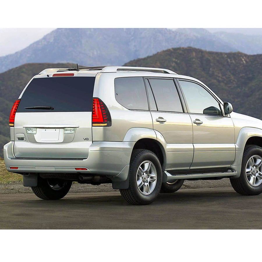Lexus GX470 Sequential LED Tail Light Pair – 2003–2009 Gray