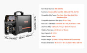 5-in-1 Dual-Voltage MIG Welder with Pulse and LCD – 200A/250A