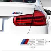 BMW M Performance 3D Fender and Rear Trunk Emblem Badge