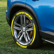 For 4 Tires Toyo 3D Tire Letter Stickers Waterproof Pvc Raised Wheel Decals Racing Car Sidewall