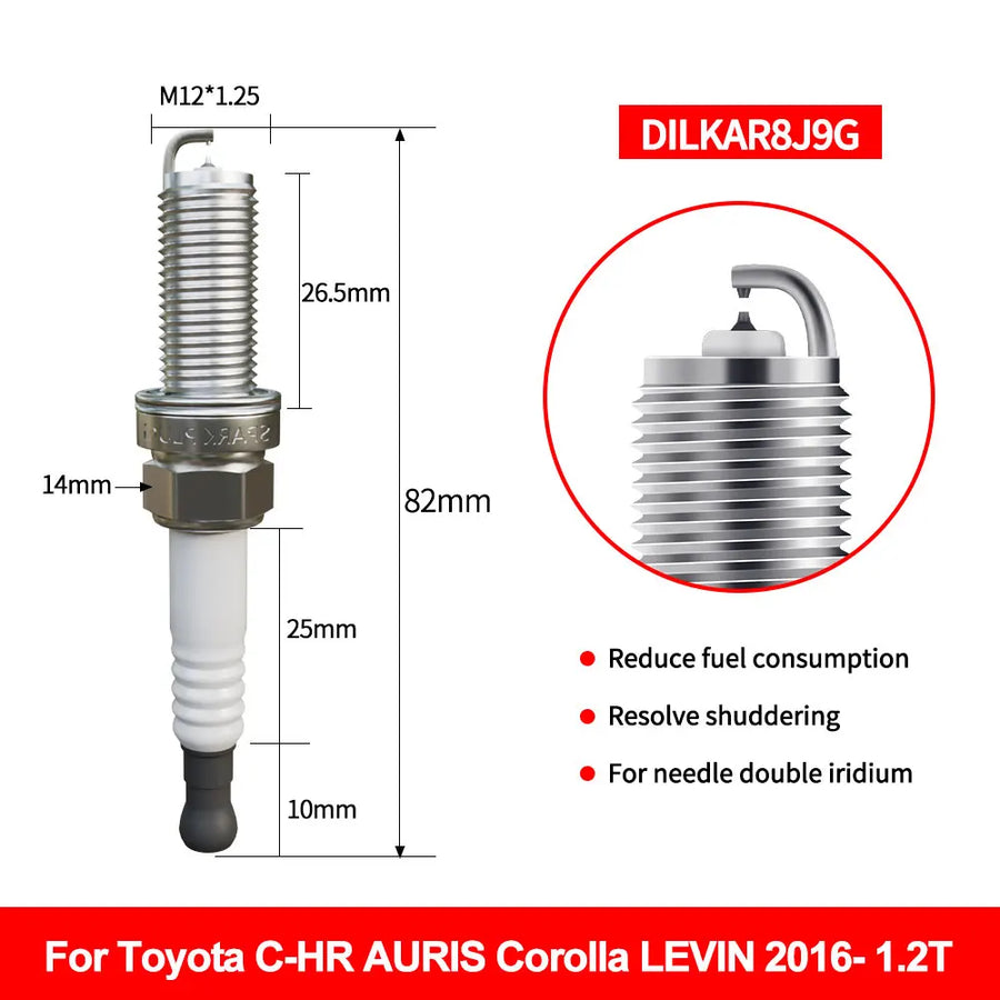NGK Iridium Spark Plug 9091901285 95029 vdch22f for Toyota Models