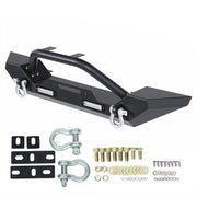 Front Rock-Crawler Winch Bumper with D-Rings for 1987–2006 Jeep Wrangler TJ/YJ