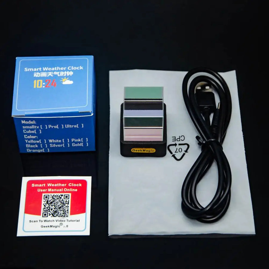 Wi-Fi Smart Pixel Display Clock and Weather Station