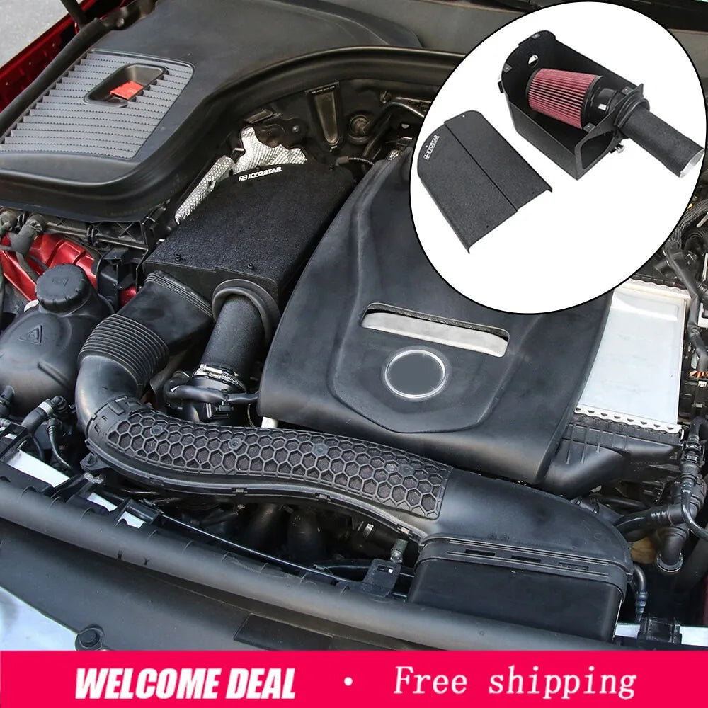 Aluminum Cold-Air Intake System for 2015–2018 Mercedes-Benz GLC