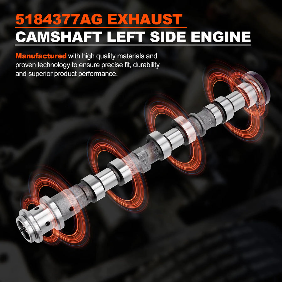 2011-2020 Jeep Dodge Chrysler 3.6L Left Side Exhaust Cam Camshaft Part 5184377AG