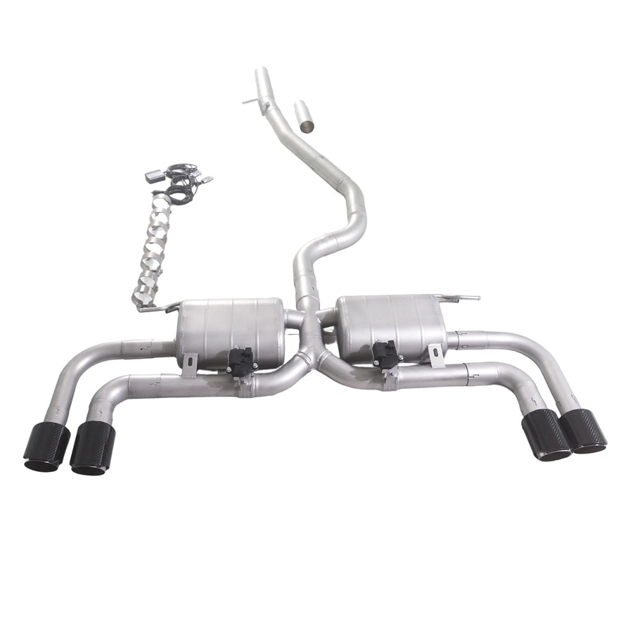 Catback Valvetronic Exhaust System for Volkswagen Tiguan Tayron Kodiaq 2.0T 4wd