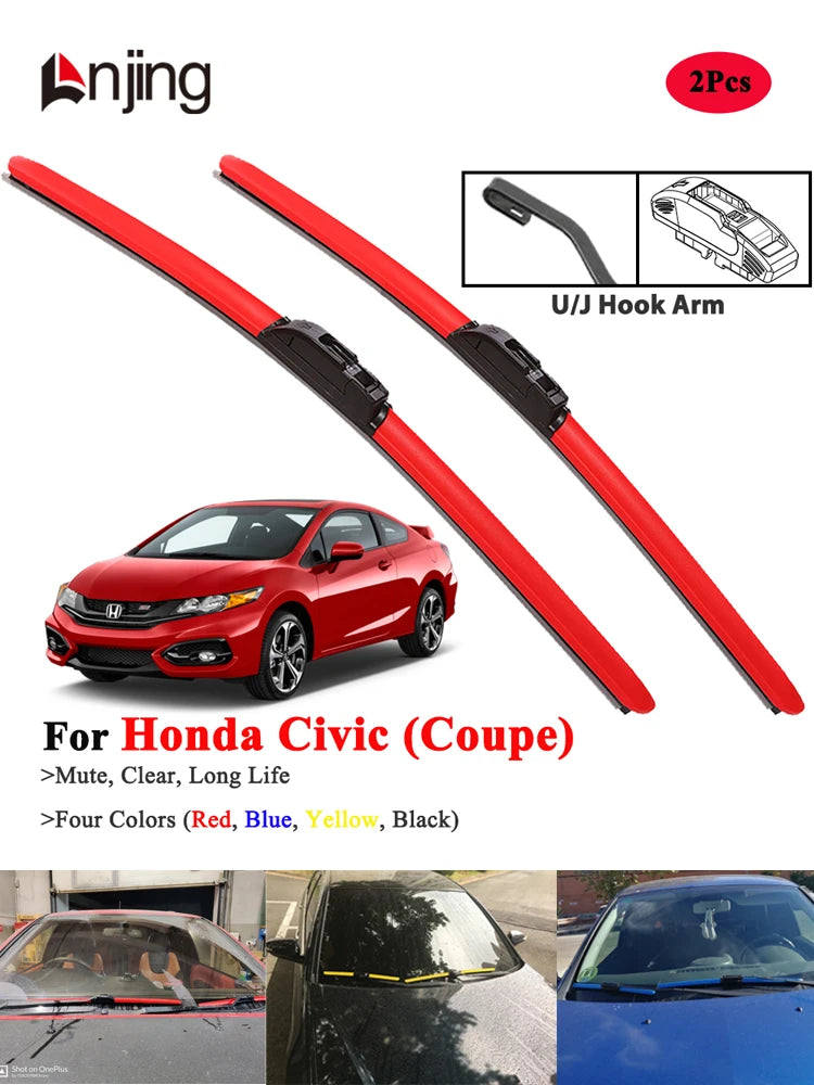 Windshield Wiper Blade Set for Honda Civic Coupe 1993-Now 1993 and Newer