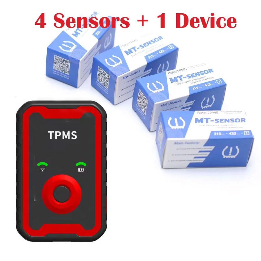 Programmable TPMS Tire Pressure Sensor (433MHz + 315MHz)