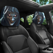 2-Piece Dark Clown Car Headrest Covers – Universal Horror Decor
