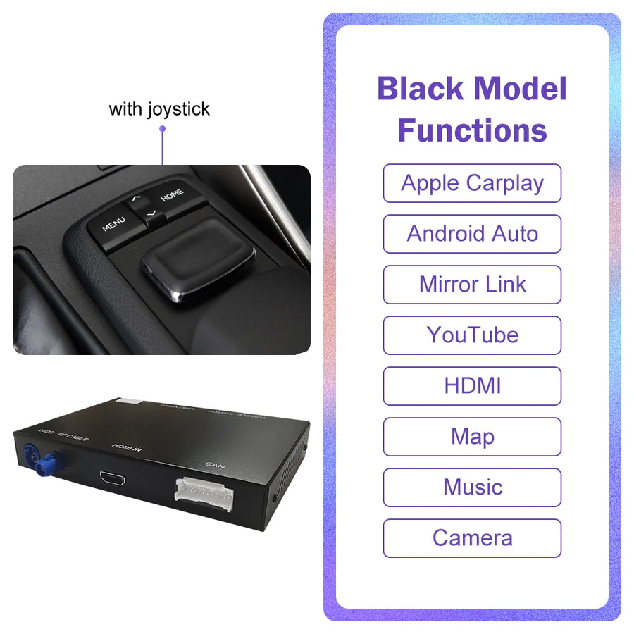 Wireless CarPlay and Android Auto Interface for Lexus 2014-2019