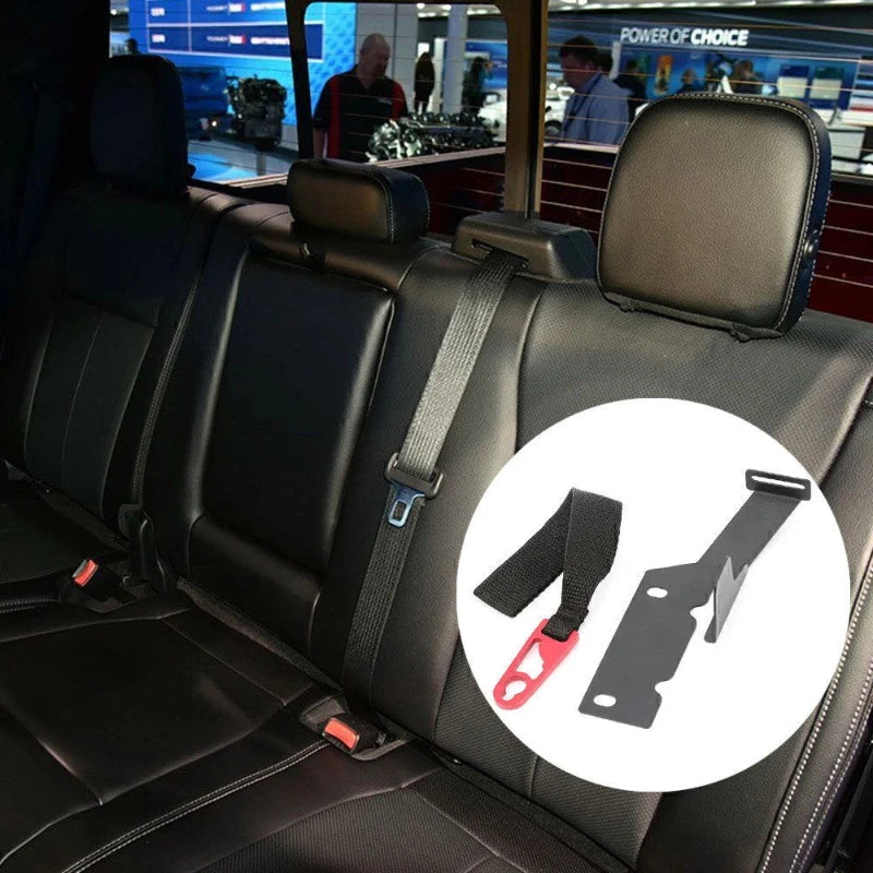Ford F-Series Rear Seat Release Latch Kit – Black/Red