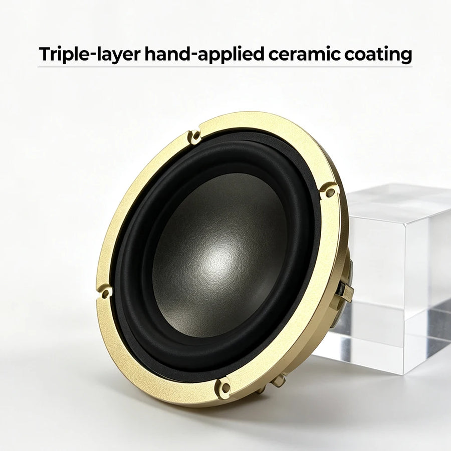 3.5-Inch Ceramic Cone Car Midrange Speaker