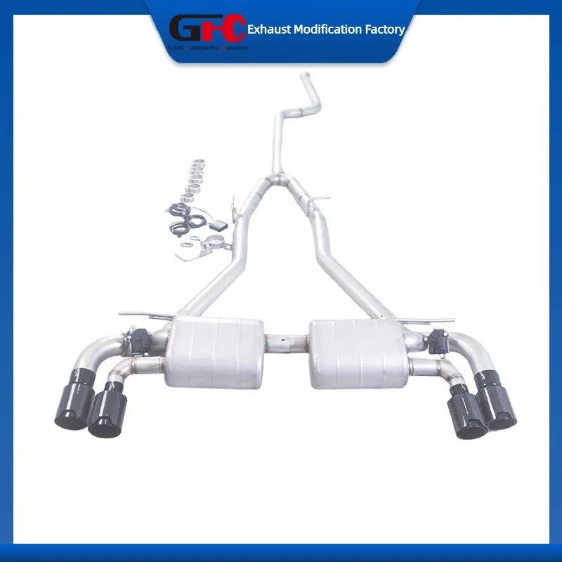 Stainless Steel Valved Cat-Back Exhaust System for BMW 525i 530i 540i 2017-2023
