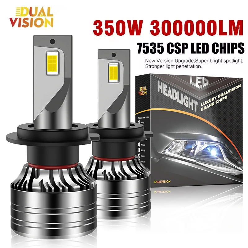 2-Piece H1/H4/H7/H11/9005/9006 LED Headlight Bulb – 6000K