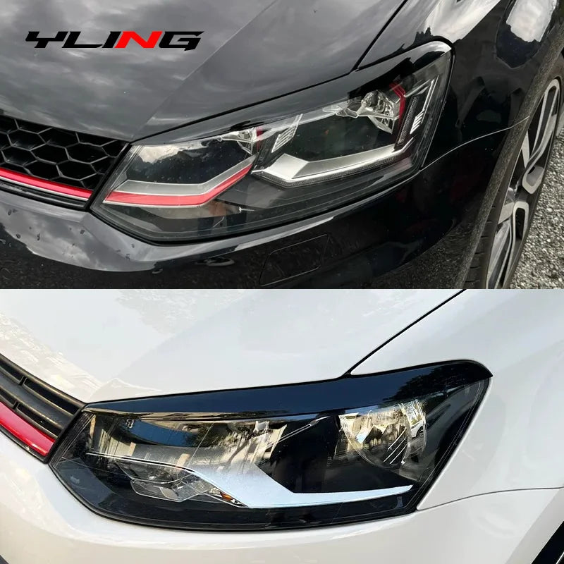 Headlight Eyebrow Trim Set for 2010–2019 Volkswagen Polo – Sedan