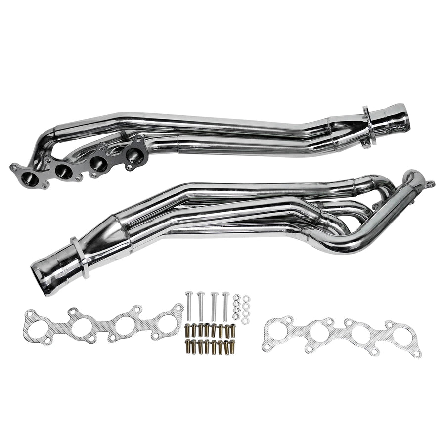 Stainless Steel Manifold Exhaust Header with Gaskets for Ford Mustang GT 5.0L V8 2011-2016