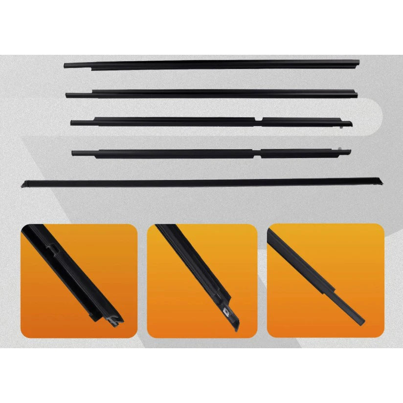 Exterior Window Trim Set for Toyota 4Runner 2003-2009