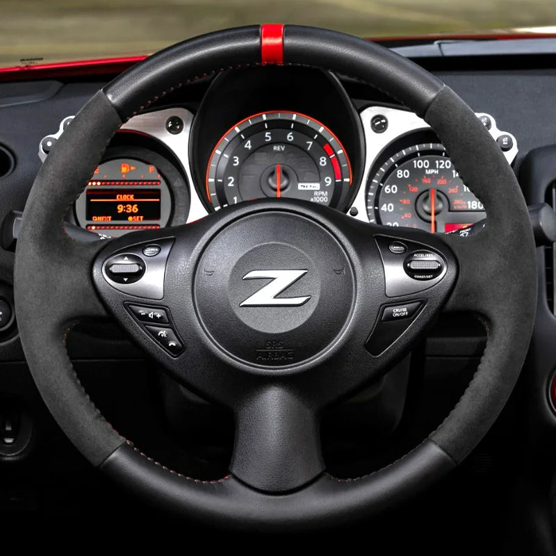Hand-Stitch Steering Wheel Cover – Select Nissan 370Z Models