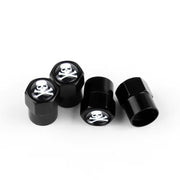 4-Piece Aluminum-Alloy Tire Valve Cap Set