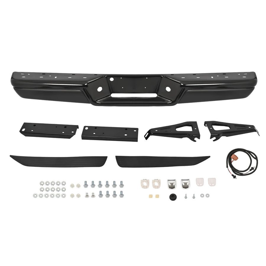 Rear Step Bumper with Mounting Brackets for Dodge Dakota 1997-2004