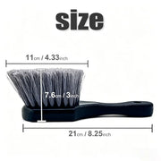 Wheel & Tire Cleaning Brush with Textured Handle
