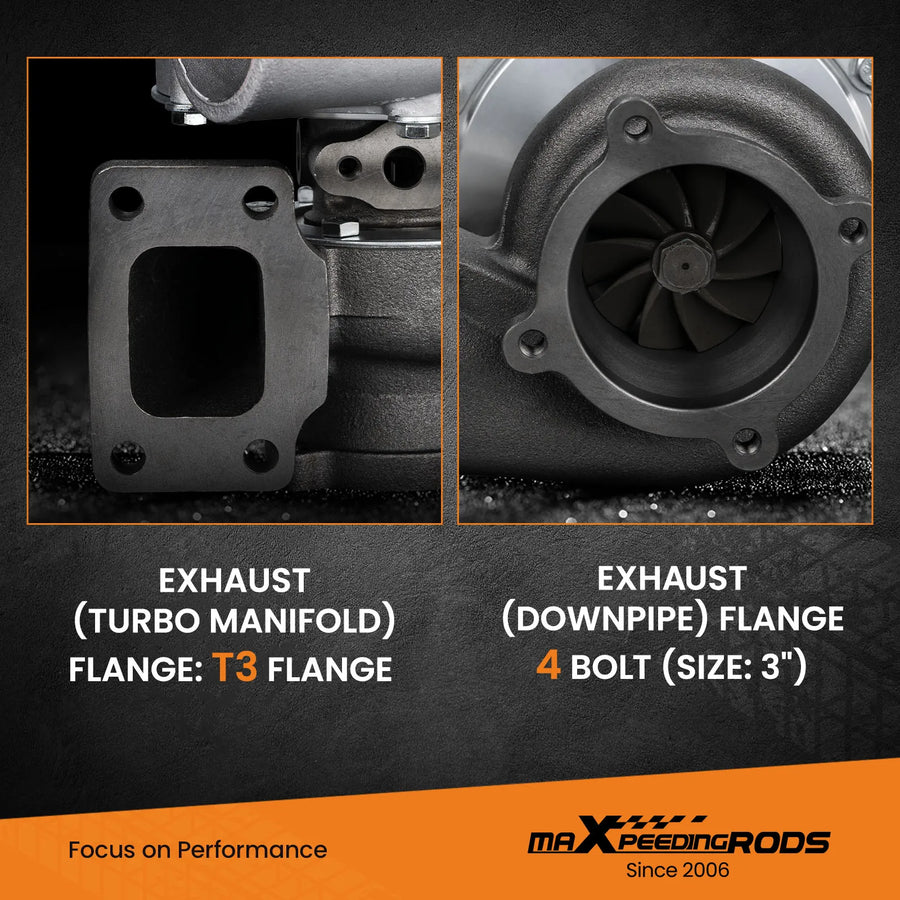 Universal Turbocharger for All 4 6 Cylinder 2.5L-6.0L UP To 600hp