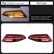 LED Tail Light Assembly for VW Golf 7 2012–2020