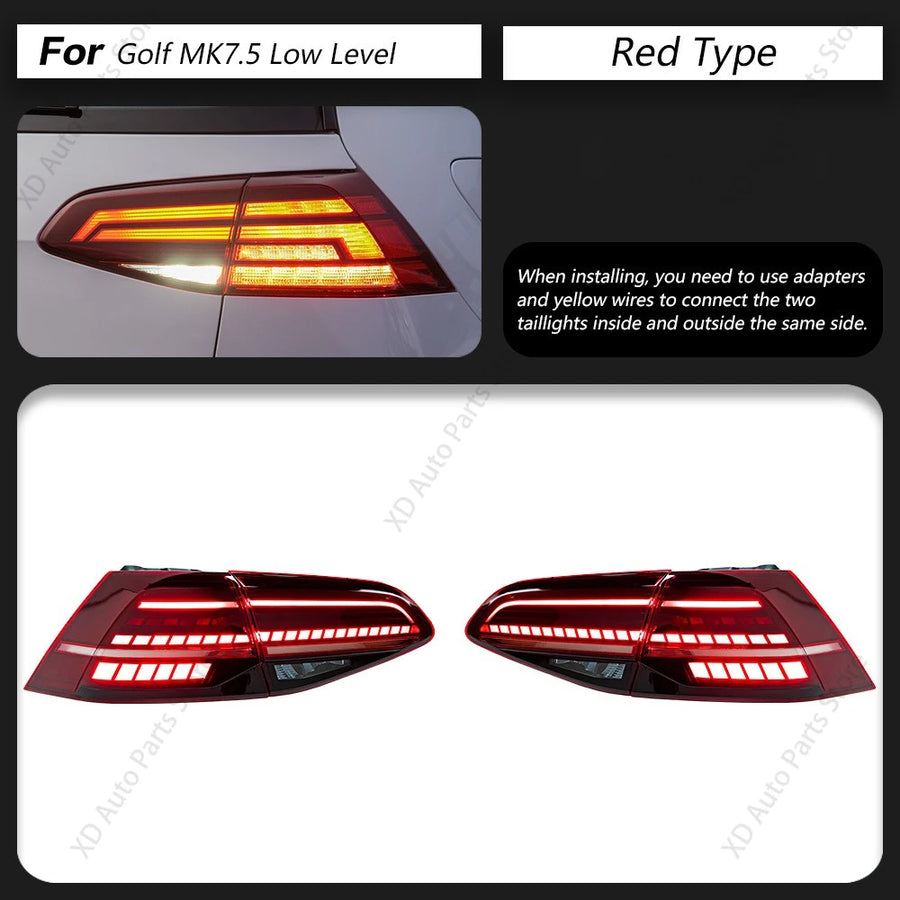 LED Tail Light Assembly for VW Golf 7 2012–2020