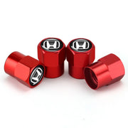 Honda-Style Tire Valve Cap Set – 4-Piece Color Options
