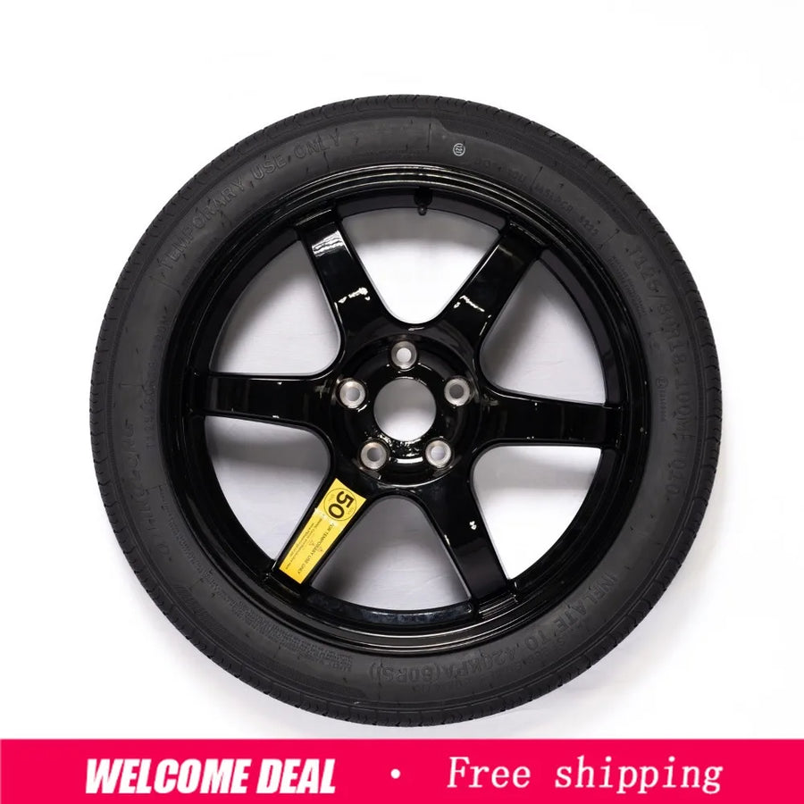 19" Spare Wheel Tire Kit for Various BMW, 19x4 5x112 66.6 66.56 Hub, 135/70R19