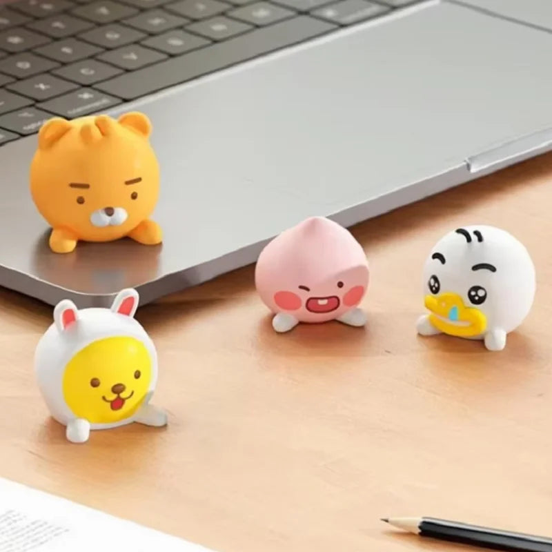 8-Piece Mini Car Dashboard Figurine Set