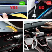 5M USB-Powered Flexible EL Wire Car Interior Neon Ambient Light Strip