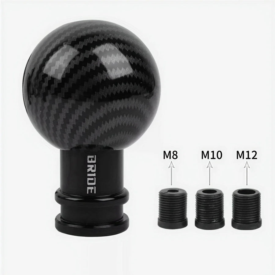Universal Carbon-Fiber-style Manual Gear Shift Knob
