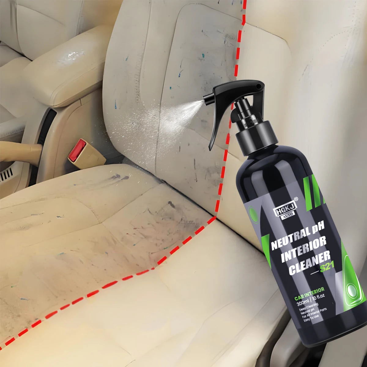 Waterless Multipurpose Automotive Interior Cleaner