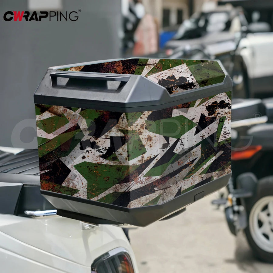 Rust Camouflage Automotive Vinyl Wrap – Multiple Sizes