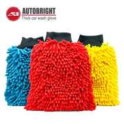 Extra-Thick Chenille Car Wash Mitt, 28 x 20 cm