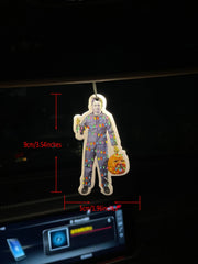 Michael Myers Halloween Christmas Lights Hanging Car Air Freshener