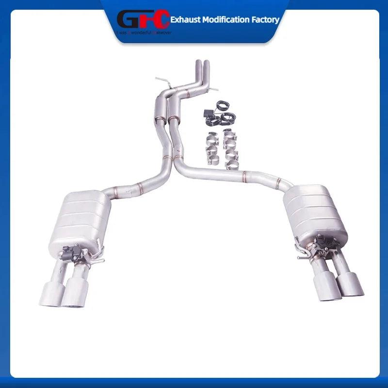 304 Stainless Steel Valvetronic Exhaust Pipe for Audi S4 S5 A5 B8 3.0T 2009-2016