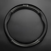Breathable Nappa Leather Anti-Slip Steering Wheel Cover for Dodge Challenger, Charger, Dart & Ram 1500
