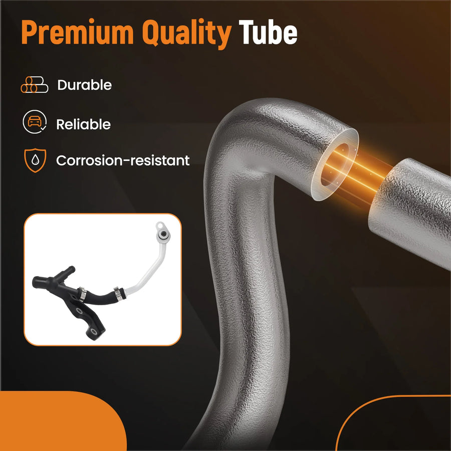 Turbocharger Coolant Hose for Mercedes Amg S 5.5L 2011-2018 Return Line